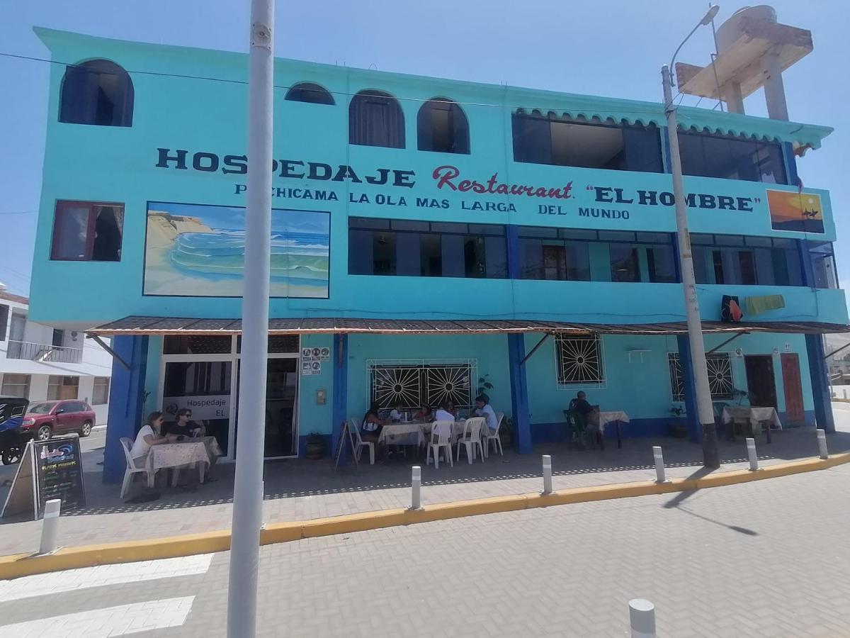 Hospedaje Restaurante El Hombre Puerto Chicama Bagian luar foto