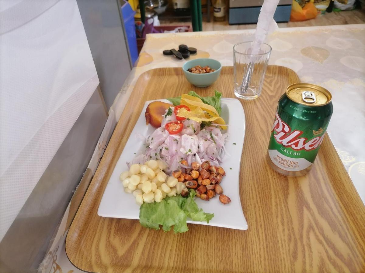 Hospedaje Restaurante El Hombre Puerto Chicama Bagian luar foto