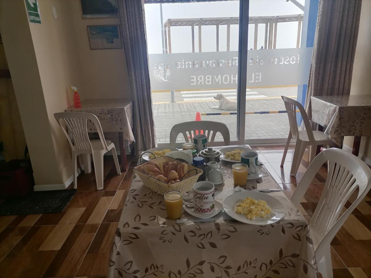 Hospedaje Restaurante El Hombre Puerto Chicama Bagian luar foto